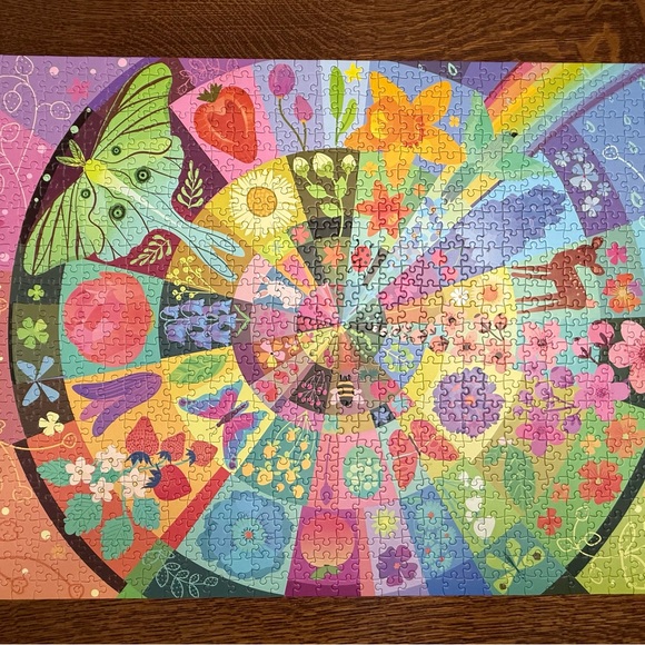 Elena Essex Spring Wheel 1000 Piece Puzzle Complete - Picture 3 of 7